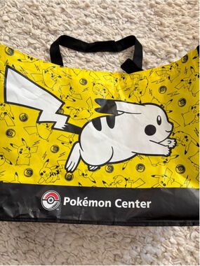 The Pokemon Center reusable Tote Bag Yellow Black One Size Pikachu Charizard